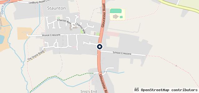 Map showing the location of Corse Garage
