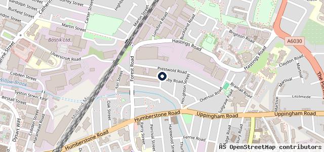 Map showing the location of Bicester MOT & Service Centre