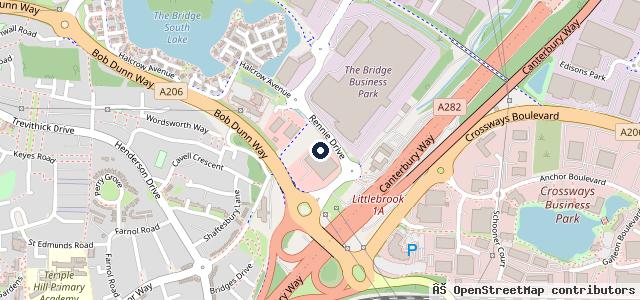 Map showing the location of Mercedes-Benz & smart of Dartford