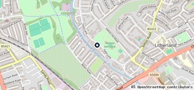 Map showing the location of L.K. Car Mechanic / Liverpool