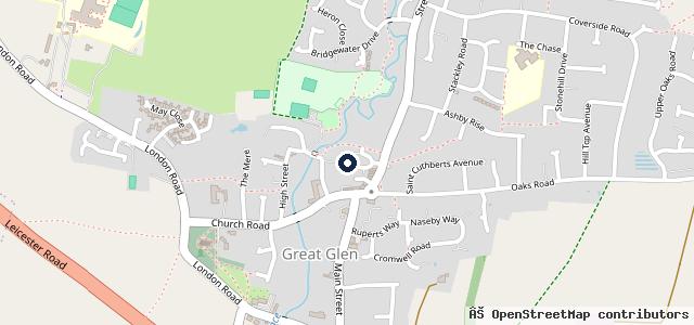 Map showing the location of County Vehicle Services