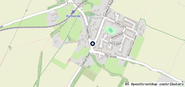 Map showing the location of Eythorne Garage Services Ltd