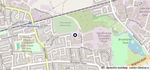 Map showing the location of Rossetts Commercials Mercedes-Benz