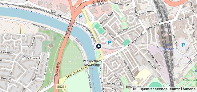 Map showing the location of Chorley Group Preston Nissan