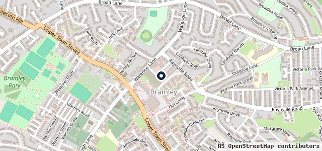 Map showing the location of Scott's of Leeds Car Sales, MOT & Service Centre