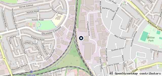 Map showing the location of R & R MOT Centre