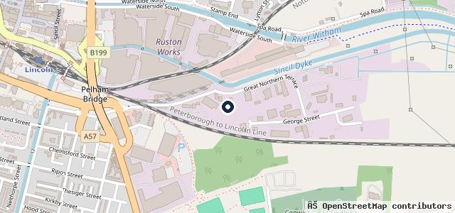 Map showing the location of B L S Automotive