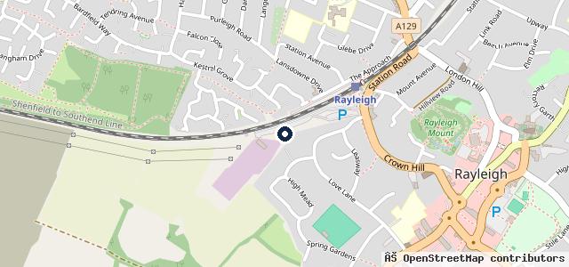 Map showing the location of Station Garage Rayleigh Ltd