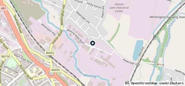 Map showing the location of RJG Automotive