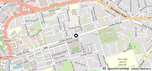 Map showing the location of Audley Motor Accessories