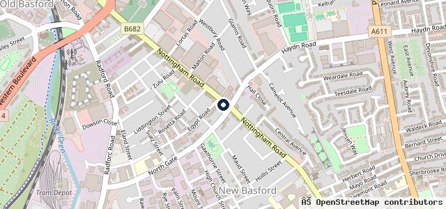 Map showing the location of Star garage