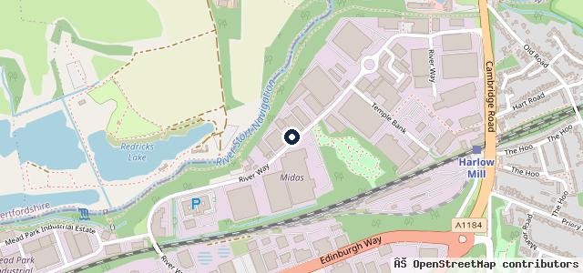 Map showing the location of Harlow Truck Centre Ltd | Harlow