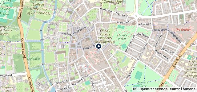 Map showing the location of Cambourne Vehicle Services