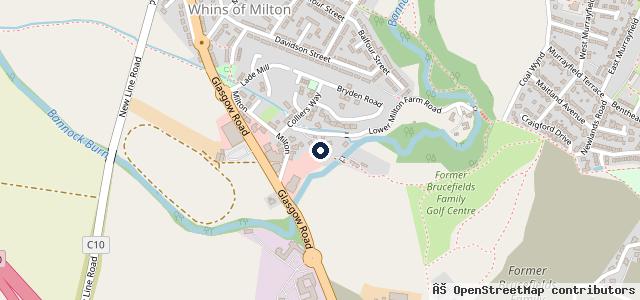 Map showing the location of Pentland Land Rover Stirling