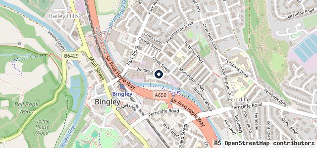 Map showing the location of Star Garage