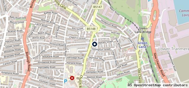 Map showing the location of Bosch Car Service - AJ Motors