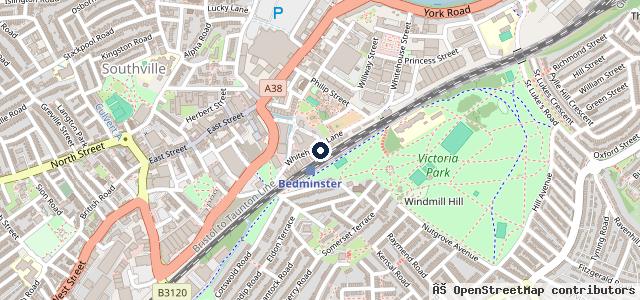 Map showing the location of Dynamic Mot Centre