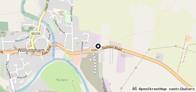 Map showing the location of Andrews Auto Centre