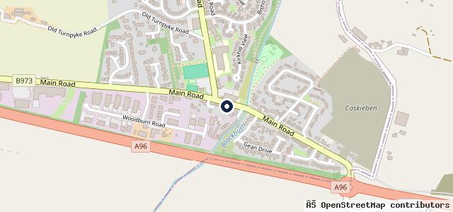 Map showing the location of Blackburn Garage Ltd