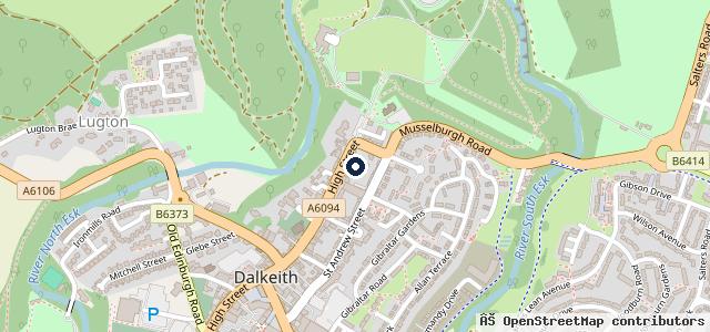 Map showing the location of Motorrad Central Edinburgh