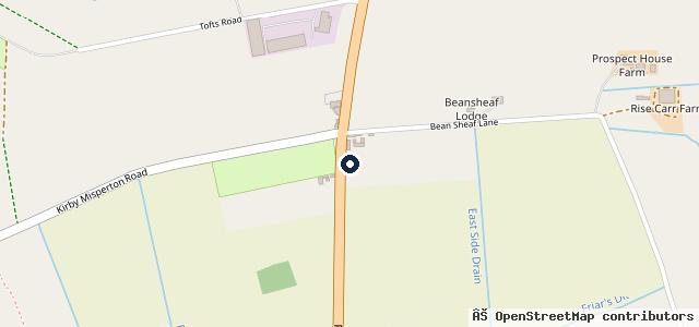 Map showing the location of Garage/Recovery