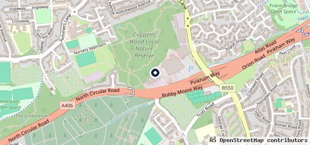 Map showing the location of Highview Garage