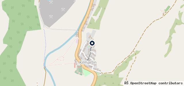 Map showing the location of Kilmartin Auto Repairs