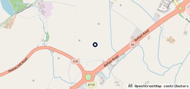 Map showing the location of Mccartney Motors Larne