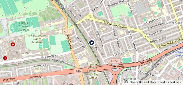 Map showing the location of MGA Autos
