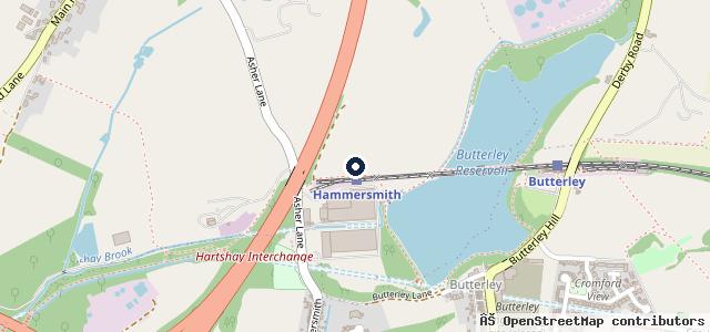 Map showing the location of Mick Hodgkinson Transport