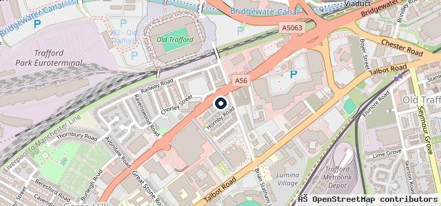 Map showing the location of Halfords Autocentre