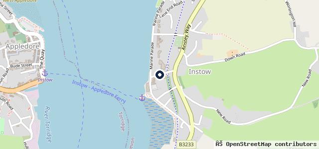Map showing the location of Mollands Garage