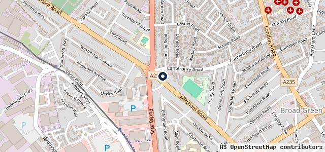 Map showing the location of Motor Village Croydon (Sales & Service)