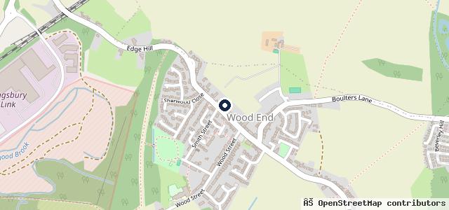Map showing the location of 25 Tamworth Rd