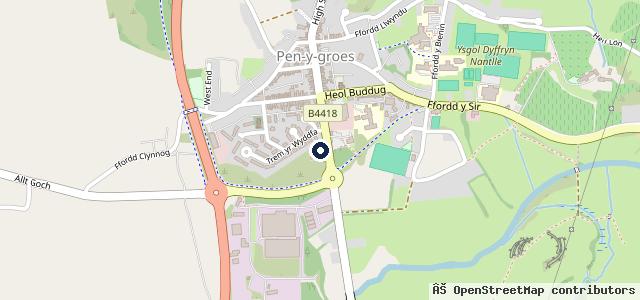 Map showing the location of Povey's