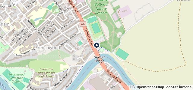 Map showing the location of Sutton's Car Transport & Recovery