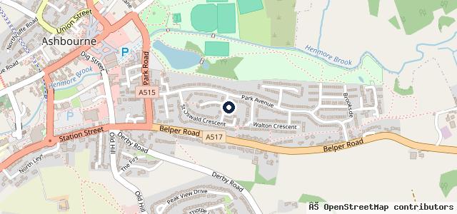 Map showing the location of Sturston Garage