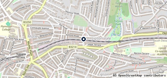 Map showing the location of Nicks Motors