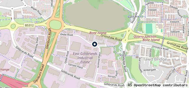 Map showing the location of Sterling Motors Skelmersdale