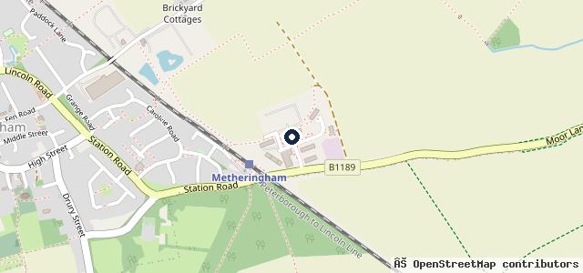 Map showing the location of Karline Garage