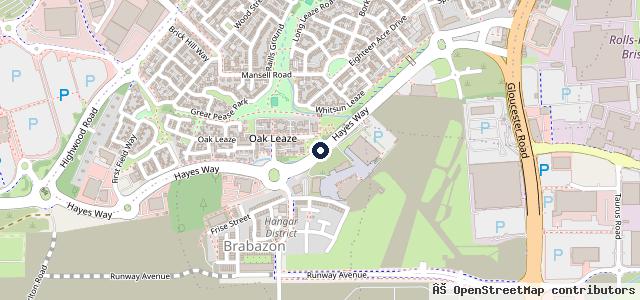 Map showing the location of TrustFord Bristol - Cribbs Causeway Ford Store & Van Centre