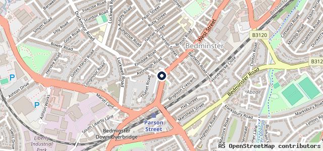 Map showing the location of Victor Motor Cycles Ltd