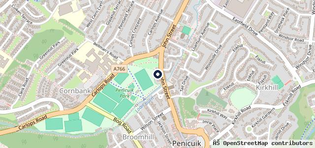 Map showing the location of A F Noble & Son (Penicuik) LTD
