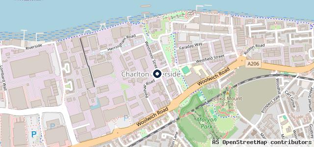 Map showing the location of All Fords Ltd