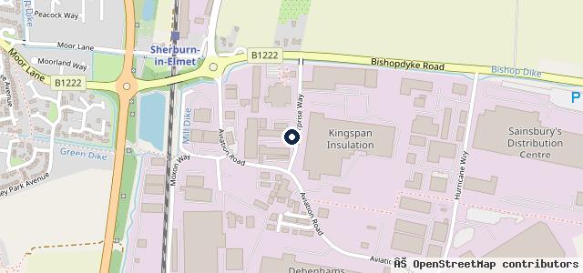 Map showing the location of A L M Car and Commercial ltd