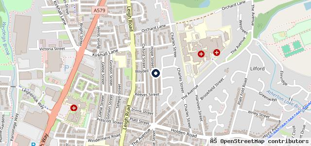 Map showing the location of AL’s Motors mobile mechanic