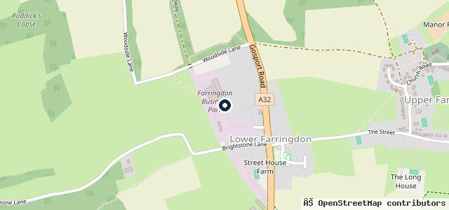 Map showing the location of Alton Cars & Vans Ltd