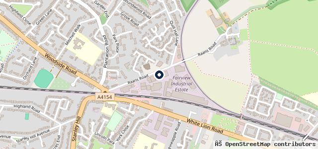 Map showing the location of Amersham Audi