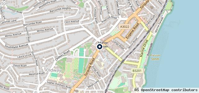 Map showing the location of AMS Tyres & Autocentre Paignton