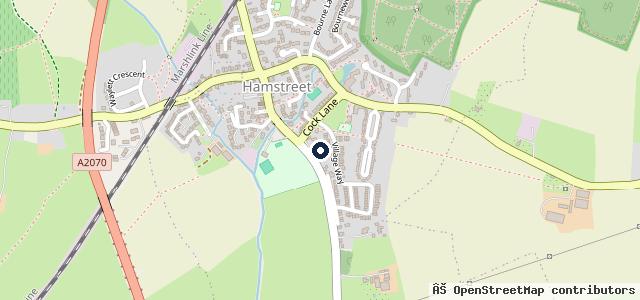 Map showing the location of Annings Motors